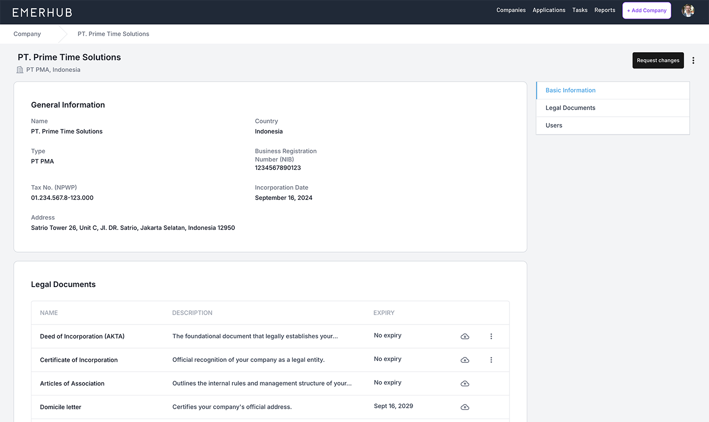 Product screenshot